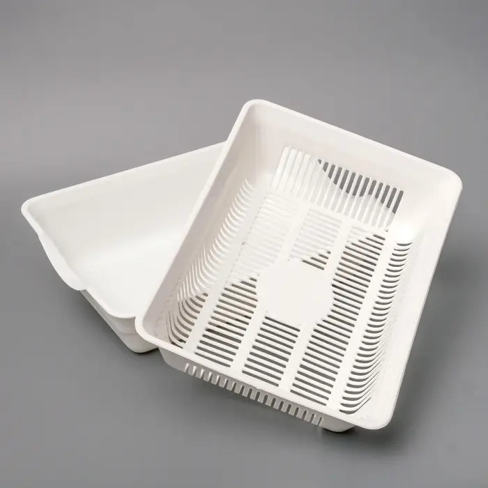 Туалет глубокий с сеткой 36&times;25&times;9 см, белый