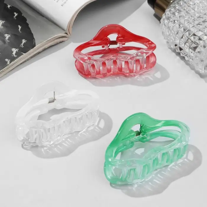 Крабик для волос «Альба», овал колор, 7 см, МИКС Крабик для волос «Альба», овал колор, 7 см, МИКС