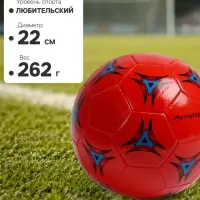 Футбольный мяч ONLYTOP, машинная сшивка, 32 панели, р. 5, PVC