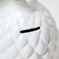 Копилка для денег &laquo;Ананас&raquo;, гипс, белый, 25&times;12&times;12 см