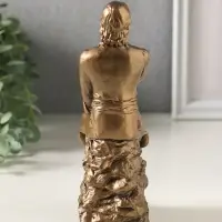 Фигура гипс &laquo;Пётр I на скале&raquo;, 18 см, бронза