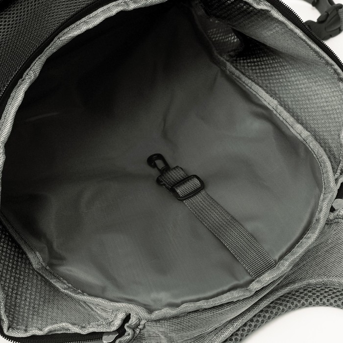 Рюкзак-переноска для кошек и собак, максимальный вес 16 кг, 36 х 21 х 45 см, чёрный Рюкзак-переноска для кошек и собак, максимальный вес 16 кг, 36 х 21 х 45 см, чёрный