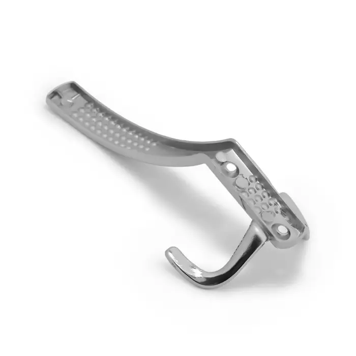 Крючок мебельный ТУНДРА TKT001, трехрожковый, хром