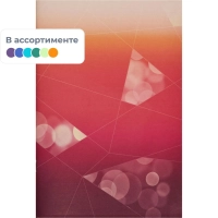 Тетрадь общая А4,48л,кл,скоб,офсет-2 Ice красн/фиол