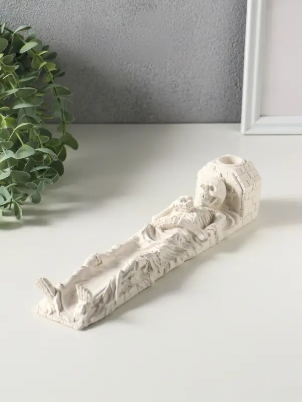 Подставка для благовоний, под свечу &laquo;Вечность&raquo;, 26&times;5&times;5 см, гипс