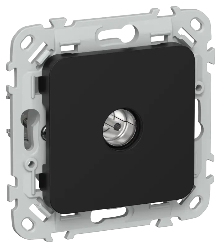 FLITE Розетка TV экранированная оконечная тип M РТВм-1-1-1-ФлЧ черный IEK