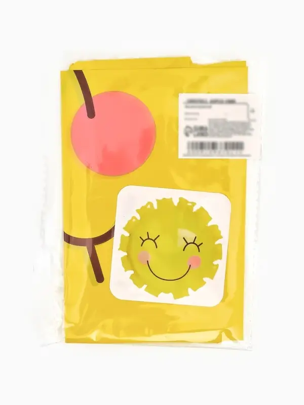 Воздушный шар фольгированный 22" "Солнышко" цвет желтый