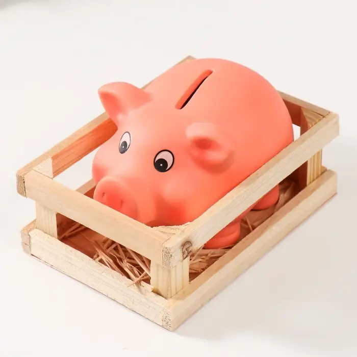 Копилка для денег &laquo;Хрюша в загоне&raquo;, керамика, 14.5&times;10.5&times;10.5 см