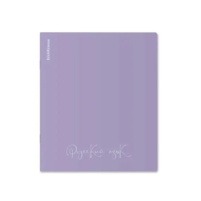 Тетрадь 48 листов в линейку &laquo;Русский язык&raquo; ErichKrause Pastel, с пластиковой обложкой, МИКС