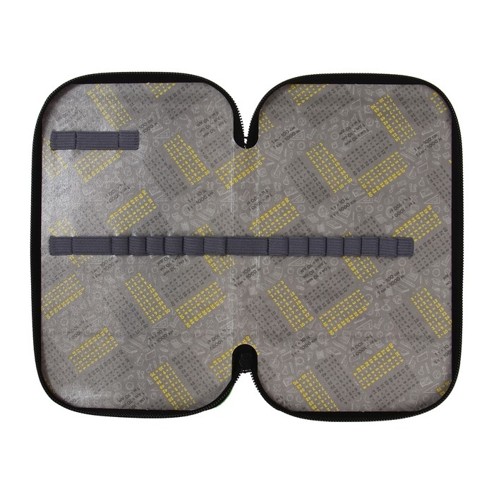 Пенал 2 секции, 125 х 205 х 40 мм, Calligrata 30П26/2  Пенал 2 секции, 125 х 205 х 40 мм, Calligrata 30П26/2 "Гейм пиксели", ламинированный картон