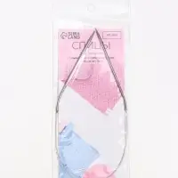 Спицы круговые, для вязания, с металлическим тросом, d=3 мм, 10/40 см