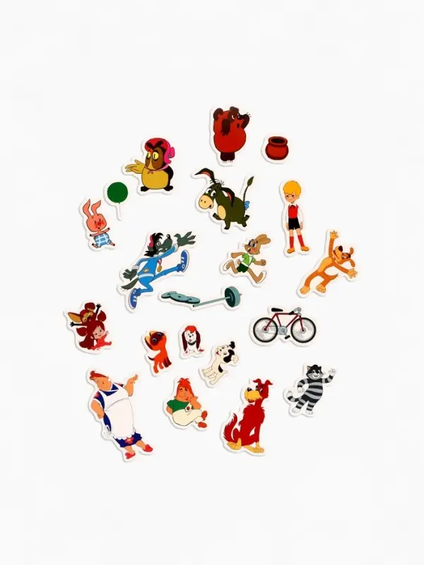 Книга с липучками «Мульт-истории», 12 стр., Союзмультфильм