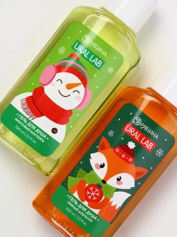 Подарочный набор косметики «Исполнения желаний», гель для душа 2 шт х 100 мл, URAL LAB Подарочный набор косметики «Исполнения желаний», гель для душа 2 шт х 100 мл, URAL LAB