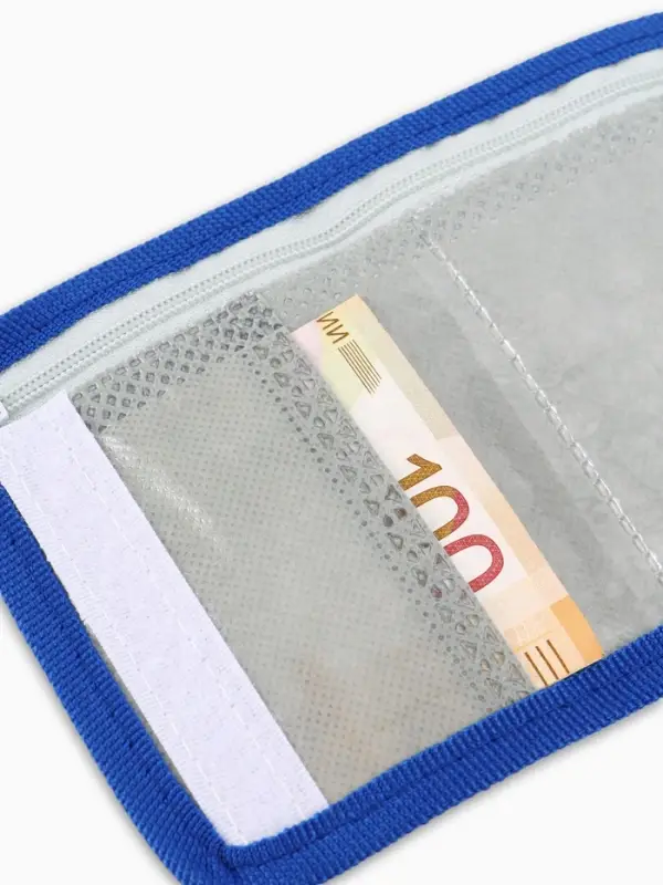 Кошелек детский на липучке &laquo;Тачки&raquo; синий 9&times;9&times;1