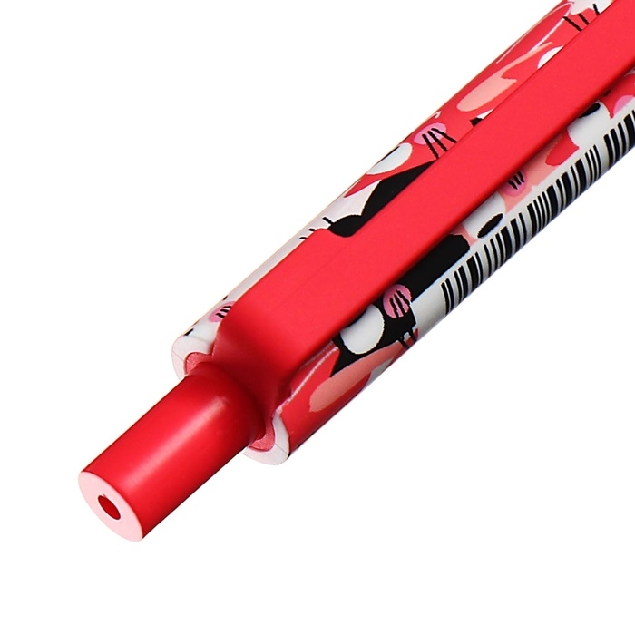 Ручка шариковая автоматическая 0,5 мм, Vinson, синяя масляная, софттач, штрихкод на шт, МИКС Ручка шариковая автоматическая 0,5 мм, Vinson, синяя масляная, софттач, штрихкод на шт, МИКС