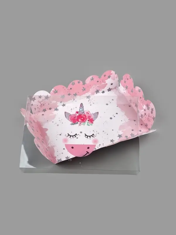 Коробка для печенья, кондитерская упаковка с пластиковой крышкой, &laquo;Чудесных мгновений&raquo;, 20&times;30&times;8 см