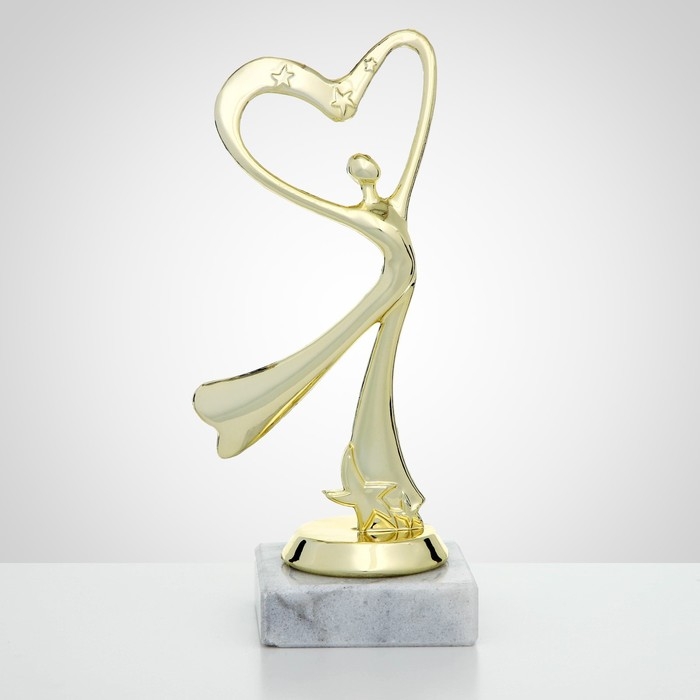 Кубок Кубок "Девушка в полете", подставка камень, 19 x 7 x 5 см.