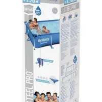 Бассейн каркасный Steel Pro, 259&times;170&times;61 см, прямоугольный, 56403 Bestway