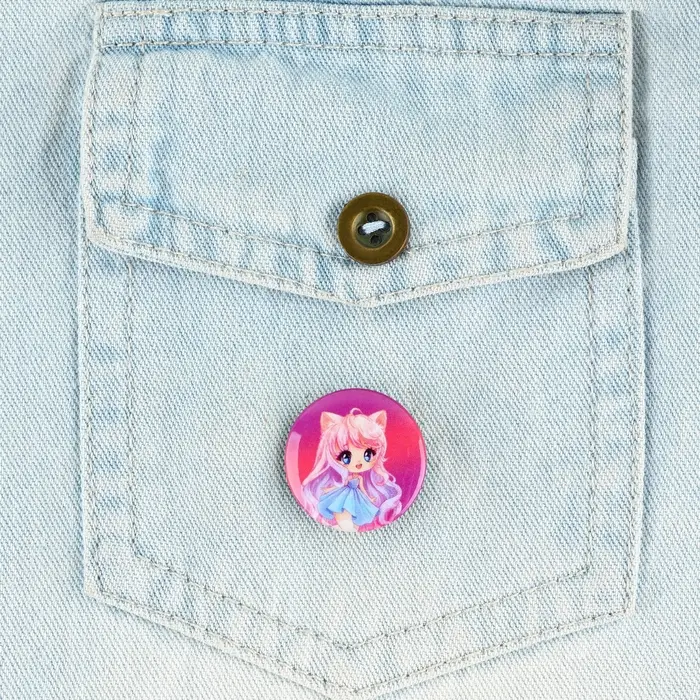 Значок металлический , закатной «Аниме для детей», d=2,5 cм, МИКС Значок металлический , закатной «Аниме для детей», d=2,5 cм, МИКС