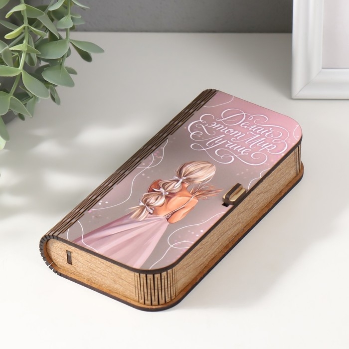 Шкатулка  Шкатулка "Девушка" 17х8,5х3,5 см