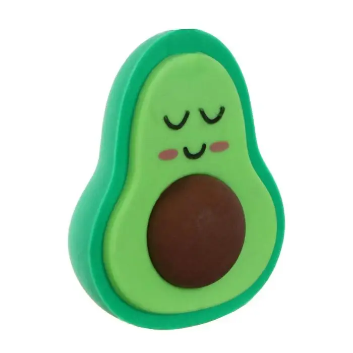 Ластик фигурный Ластик фигурный "Авокадо с закрытыми глазками" (штрихкод на штуке)
