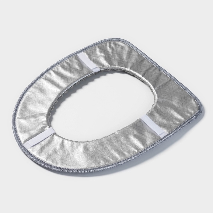 Чехол на сиденье для унитаза на липучках Доляна «Плюша», 37×42 см, цвет МИКС Чехол на сиденье для унитаза на липучках Доляна «Плюша», 37×42 см, цвет МИКС