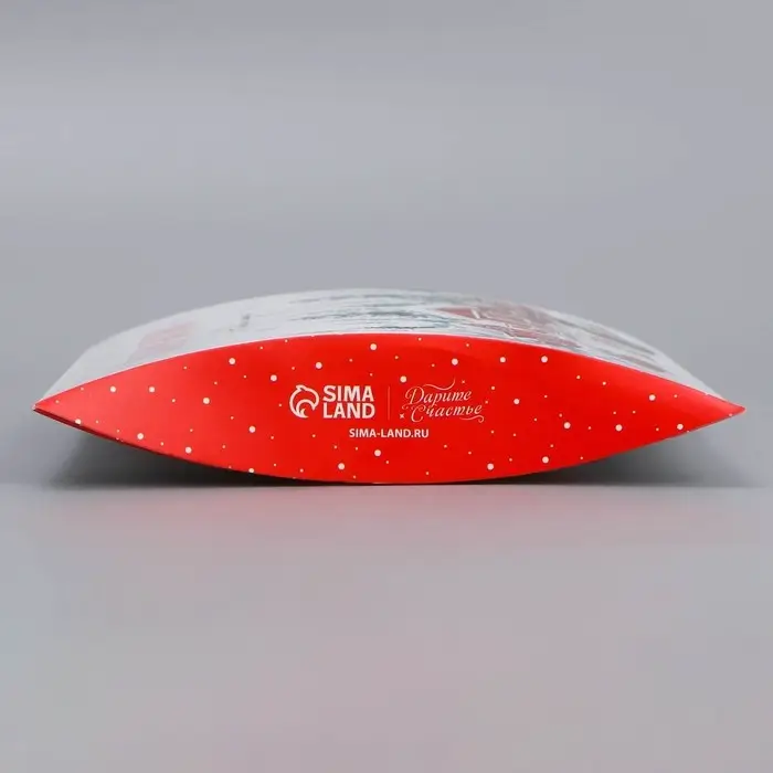 Коробка новогодняя складная фигурная «Поздравляю с Новым годом!», 26 х 19 х 4 см