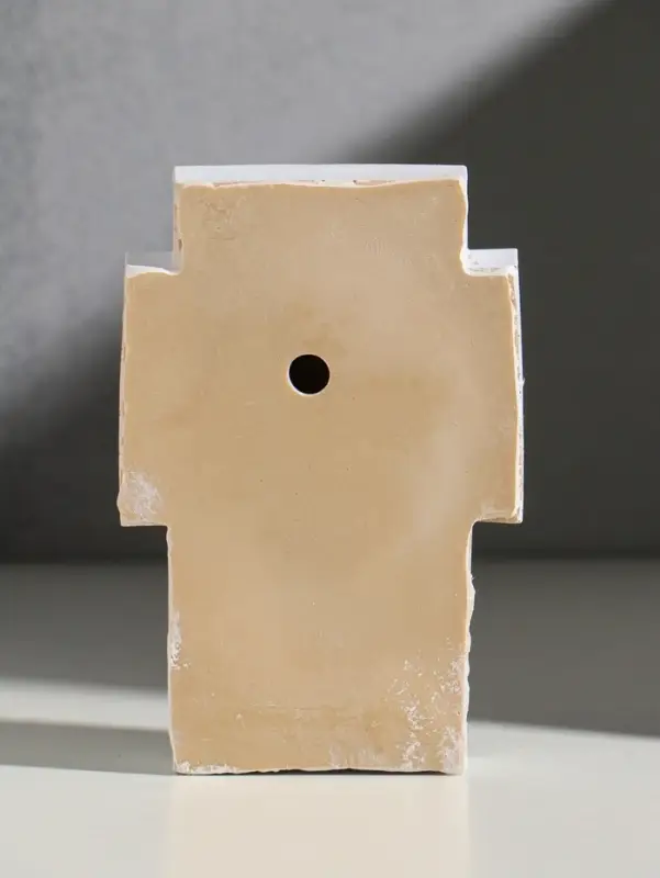 Панно настенное &laquo;Бюст Иисуса объёмный&raquo;, 14.5&times;10&times;4.5 см, белый