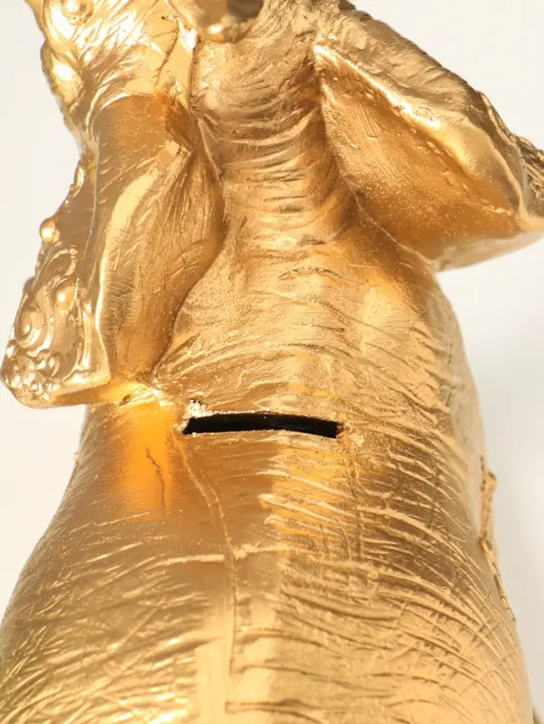 Копилка для денег &laquo;Слон индийский&raquo;, гипс под золото, 35&times;40&times;15 см