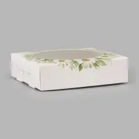 Коробка подарочная самосборная с окном &laquo;Только для тебя&raquo;, 11.5&times;11.5&times;3 см