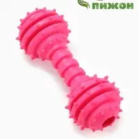 Жевательная игрушка для собак &laquo;Чемпион&raquo;, 12.5 см, TPR, розовая