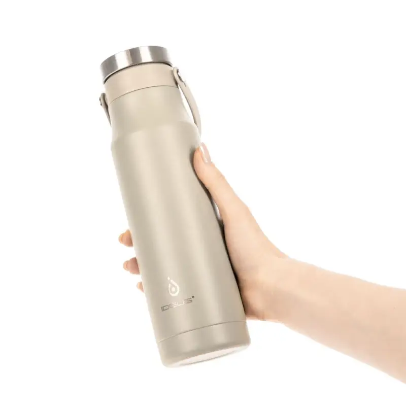 Термобутылка Tateyama, серо-бежевая Термобутылка Tateyama, серо-бежевая