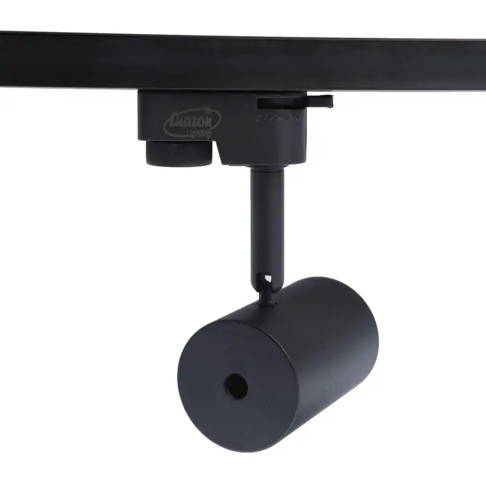 Трековый светильник Luazon Lighting под лампу Gu10, цилиндрический, чёрный