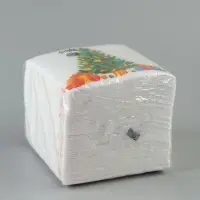 Салфетки новогодние бумажные &laquo;Ёлка&raquo;, 24&times;24 см, 100 шт.