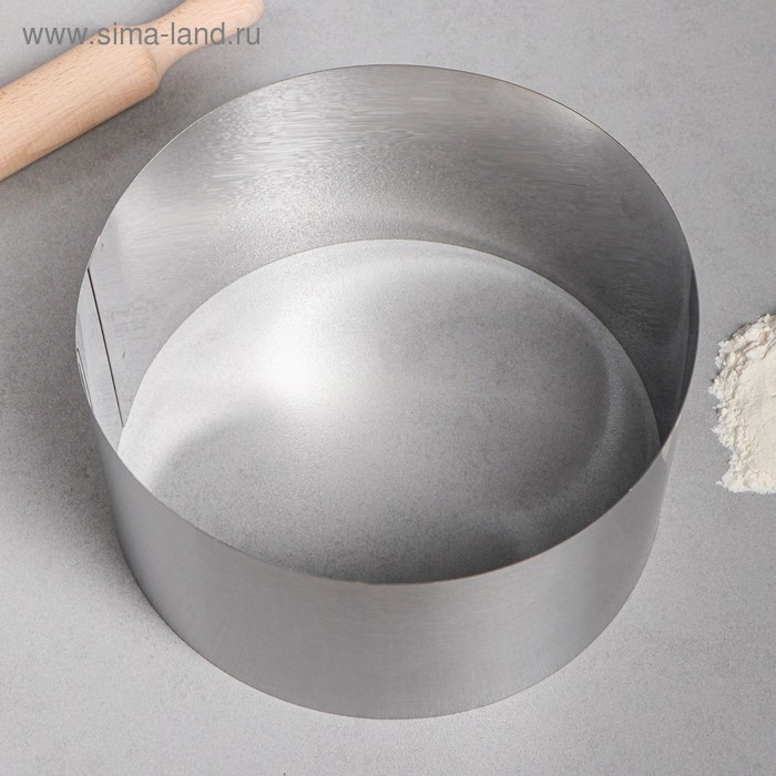 Форма для выпечки и выкладки «Круг», h-12, d-22 см Форма для выпечки и выкладки «Круг», h-12, d-22 см