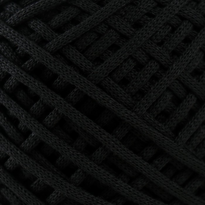 Хлопковый шнур 3 мм 220м/240±5 гр Градиент (черный/красный)