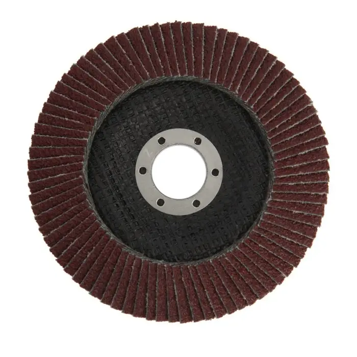 Круг лепестковый торцевой конический ТУНДРА, 125&times;22 мм, Р40