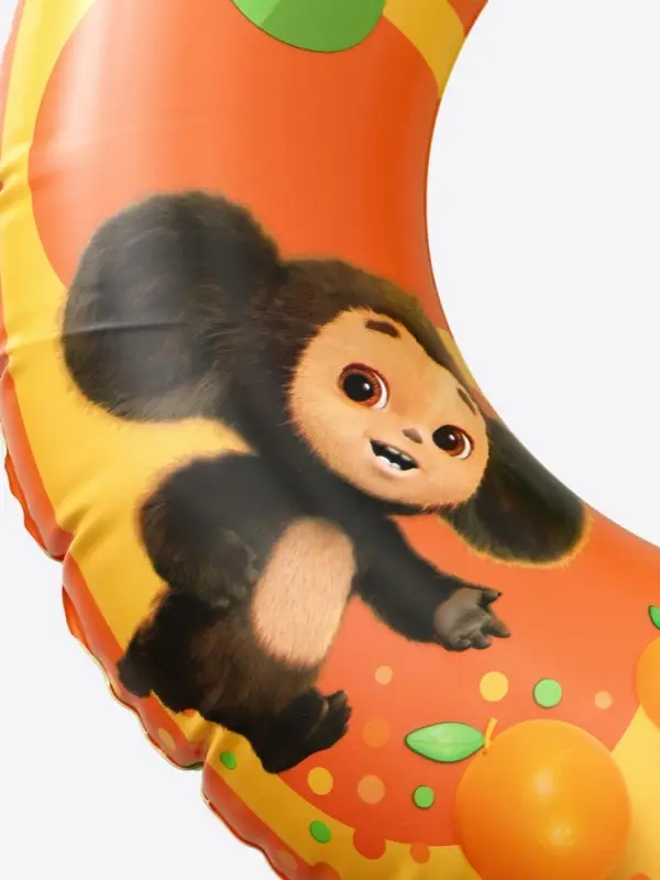 Круг надувной для плавания детский 55 см, Чебурашка