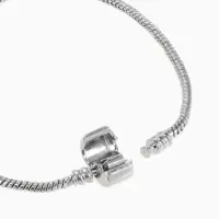 Основа для браслета &laquo;Бусинка&raquo;, цвет серебро, 20 см