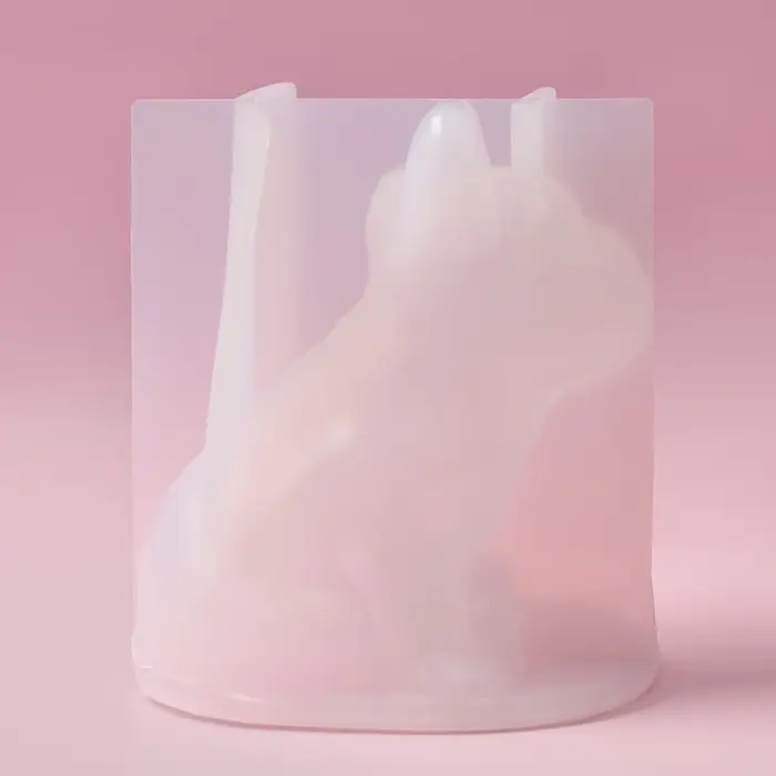 Молд для заливки 3D Доляна &laquo;Бульдог&raquo;, силикон, 8&times;6&times;7 см, прозрачный