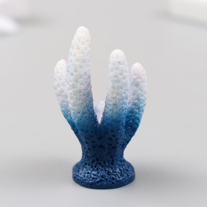 Фигурка для флорариума полистоун  Фигурка для флорариума полистоун "Коралл разноцветный" 3х5,3 см