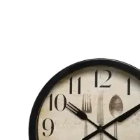 Часы настенные &laquo;Сервировка&raquo;, серия: Кухня, плавный ход, d=20 см