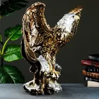 Фигурка полистоун &laquo;Орел большой с крыльями&raquo;, бронза, 52&times;37&times;57 см