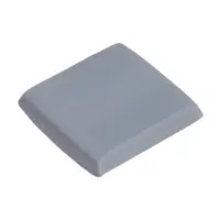 Ластик клячка, набор, 3 штуки, прямоугольные, серый, 37&times;35&times;0.9 мм, в коробочке