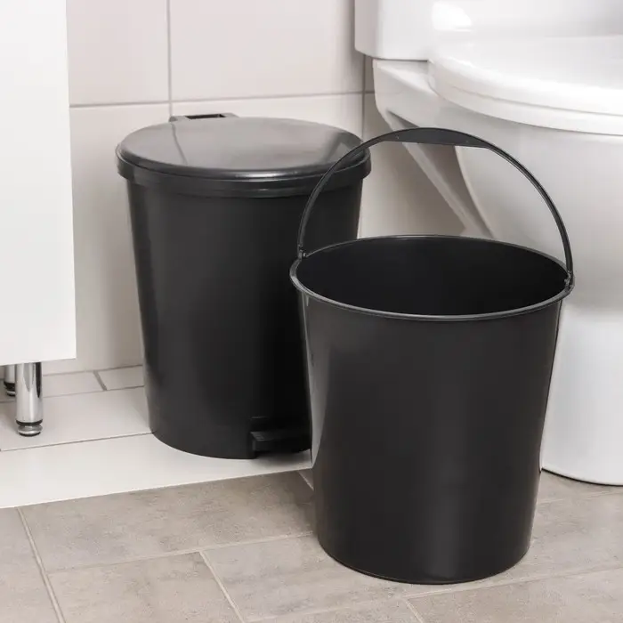 Ведро для мусора с педалью &laquo;Эконом&raquo;, 12 л, с педалью, МИКС