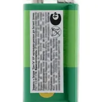 Батарейка солевая GP Greencell Extra Heavy Duty, 6F22-1S, 9 В, крона, спайка, 1 шт.