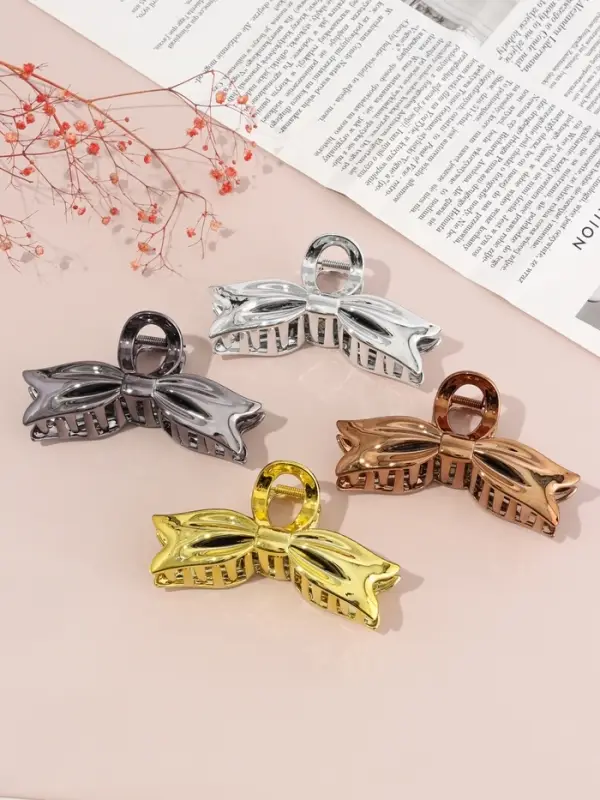 Краб для волос &laquo;Пеги&raquo; бантик, 13&times;5 см, микс
