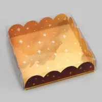 Коробка для печенья,«С Новым годом!», 12×12×3 см, Новый год