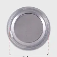 Циферблат для наручных часов, d=2.6 см, LQ377 А, дискретный ход, чёрные