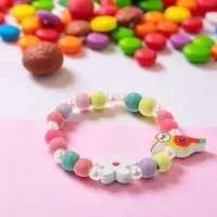 Браслет детский &laquo;Выбражулька. Тукан с цветочком&raquo;, d=5 см, МИКС